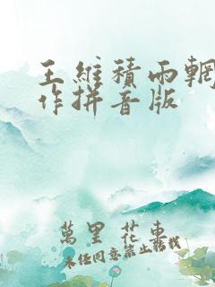王维积雨辋川庄作拼音版