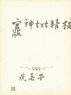 官神txt精校版
