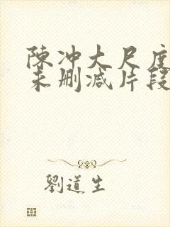陈冲大尺度床戏未删减片段