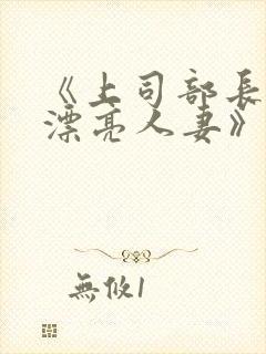 《上司部长出轨漂亮人妻》电影