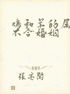 鸡和羊的属相合不合婚姻