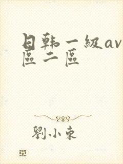 日韩一级av一区二区