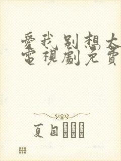 爱我别想太多了电视剧免费观看