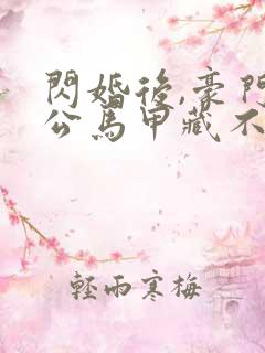 闪婚后,豪门老公马甲藏不住 短剧
