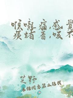 喉咙痛,感觉有痰堵着,咳不出来