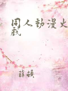 同人动漫火影游戏