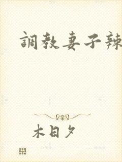 调教妻子辣文