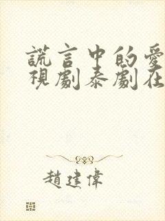 谎言中的爱 电视剧泰剧在线观看