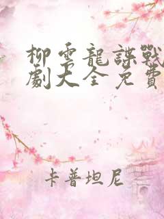 柳云龙谍战电视剧大全免费观看