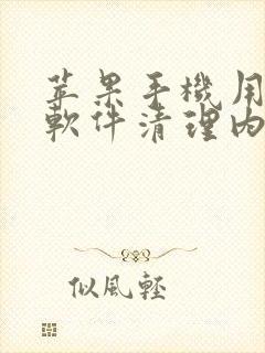苹果手机用什么软件清理内存最好
