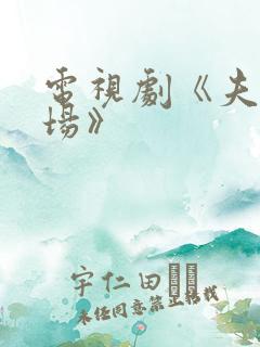 电视剧《夫妻一场》