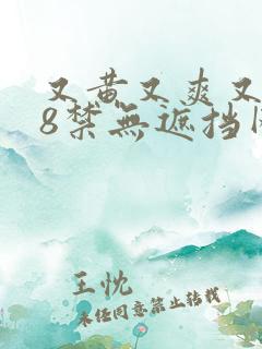 又黄又爽又色18禁无遮挡网站
