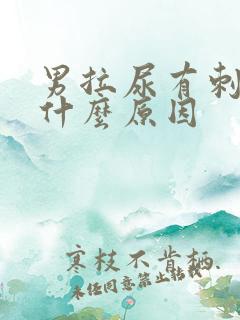 男拉尿有刺痛感什么原因