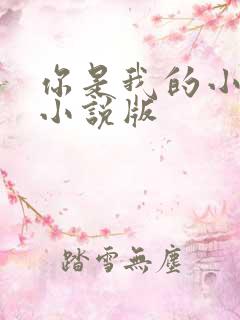 你是我的小确幸小说版