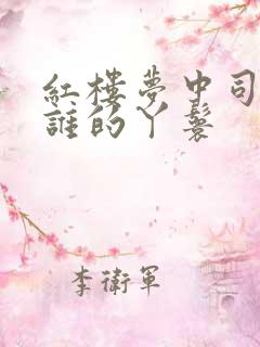 红楼梦中司棋是谁的丫鬟