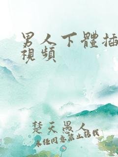 男人下体插女人视频
