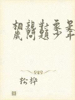 相亲对象是25岁问题少年在线观看
