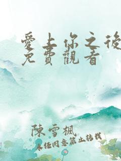 爱上你之后短剧免费观看