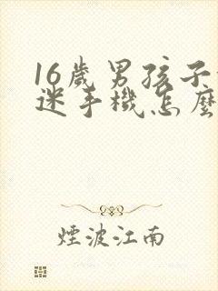 16岁男孩子沉迷手机怎么办