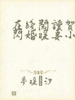 在线阅读贺少的闪婚暖妻小说