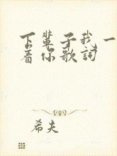 下辈子我一定等着你歌词