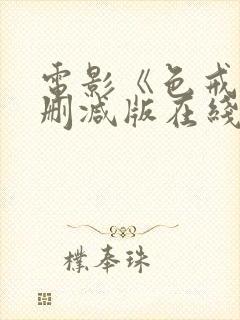 电影《色戒》未删减版在线观看