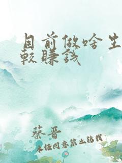目前做啥生意比较赚钱