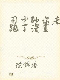 司少帅你老婆又跑了漫画