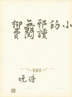 柳无邪的小说免费阅读
