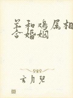 羊和鸡属相合不合婚姻