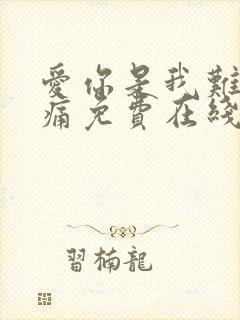爱你是我难言的痛免费在线阅读