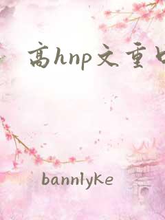 高hnp文重口
