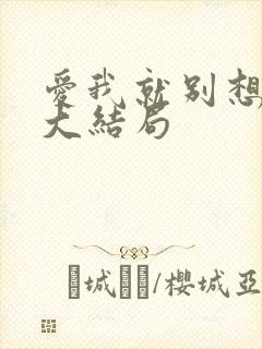 爱我就别想太多大结局