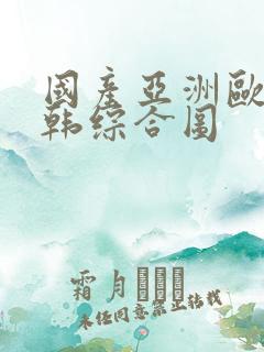 国产亚洲欧美日韩综合图