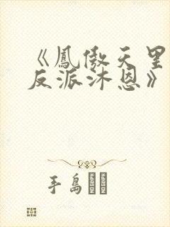 《凤傲天里黄毛反派沐恩》漫画