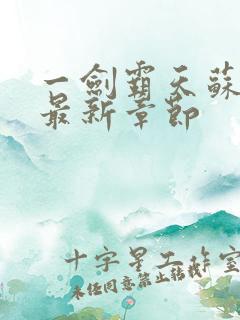 一剑霸天苏铭渊最新章节