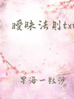 暧昧法则txt