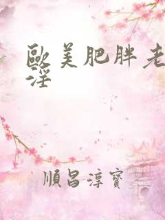 欧美肥胖老妇买淫