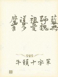 魔道祖师蓝忘机有多爱魏无羡