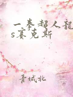 一拳超人龙卷vs赛克斯