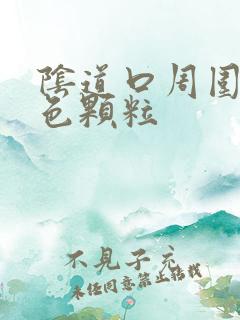 阴道口周围起白色颗粒