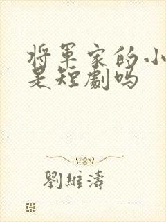 将军家的小娘子是短剧吗