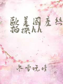 欧美国产丝袜自拍操hh