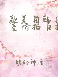 欧美 日韩 国产 偷拍 自拍