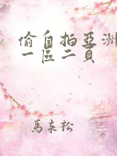 偷自拍亚洲欧美一区二页
