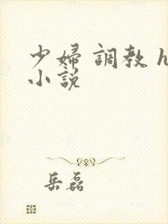 少妇 调教 h小说