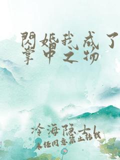 闪婚我成了大佬掌中之物