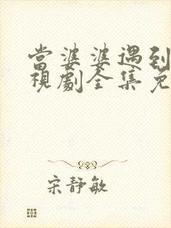 当婆婆遇到妈电视剧全集免费
