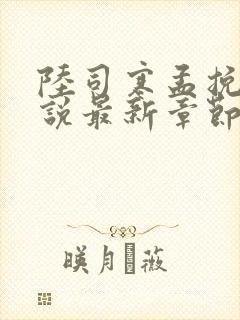 陆司寒孟挽意小说最新章节更新内容