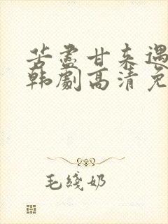 苦尽甘来遇见你韩剧高清免费观看